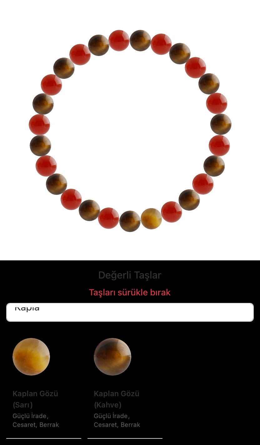 Özel Tasarım Elastik Misineli - 27 Taş - Özel Tasarım Görseli