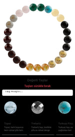 Özel Tasarım Elastik Misineli - 25 Taş - Özel Tasarım Görseli