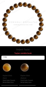 Özel Tasarım Elastik Misineli - 25 Taş - Özel Tasarım Görseli