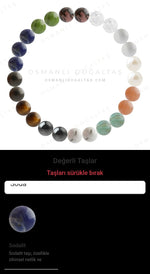 Özel Tasarım Elastik Misineli - 25 Taş - Özel Tasarım Görseli