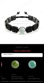 Özel Tasarım Kare Kesim Obsidyen - 1 Taş - Özel Tasarım Görseli