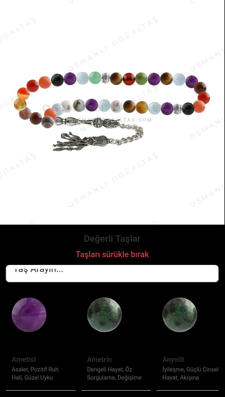 Özel Tasarım Tesbih - 33 Taş - Özel Tasarım Görseli