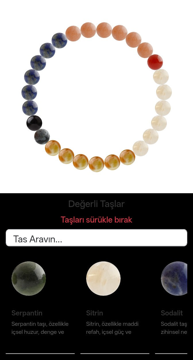 Özel Tasarım Elastik Misineli - 27 Taş - Özel Tasarım Görseli