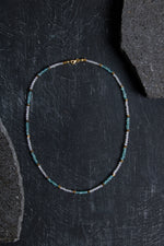 Sertifikalı Apatit ve Pembe Kuvars Doğaltaş Kolyey