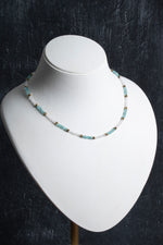 Sertifikalı Apatit ve Pembe Kuvars Doğaltaş Kolyey