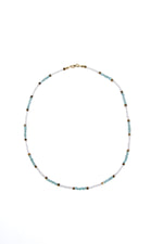 Sertifikalı Apatit ve Pembe Kuvars Doğaltaş Kolyey