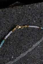 Sertifikalı Apatit ve Pembe Kuvars Doğaltaş Kolyey