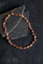 Sertifikalı Ham Güneş Taşı Doğaltaş Kolye