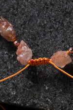 Sertifikalı Ham Güneş Taşı Doğaltaş Kolye