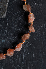 Sertifikalı Ham Güneş Taşı Doğaltaş Kolye