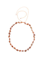 Sertifikalı Ham Güneş Taşı Doğaltaş Kolye