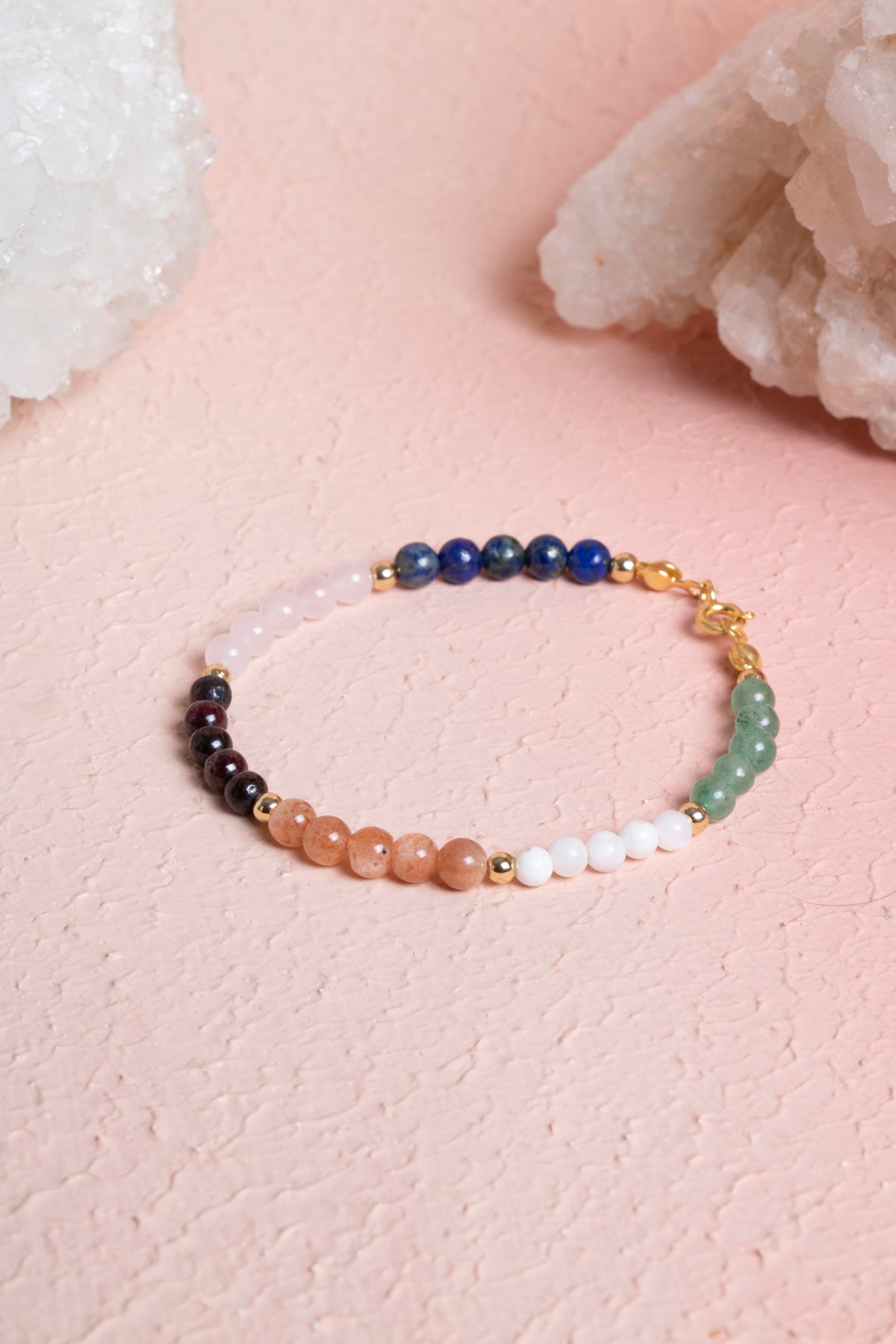 Sertifikalı İkizler Burcu Doğal Taş Bileklik