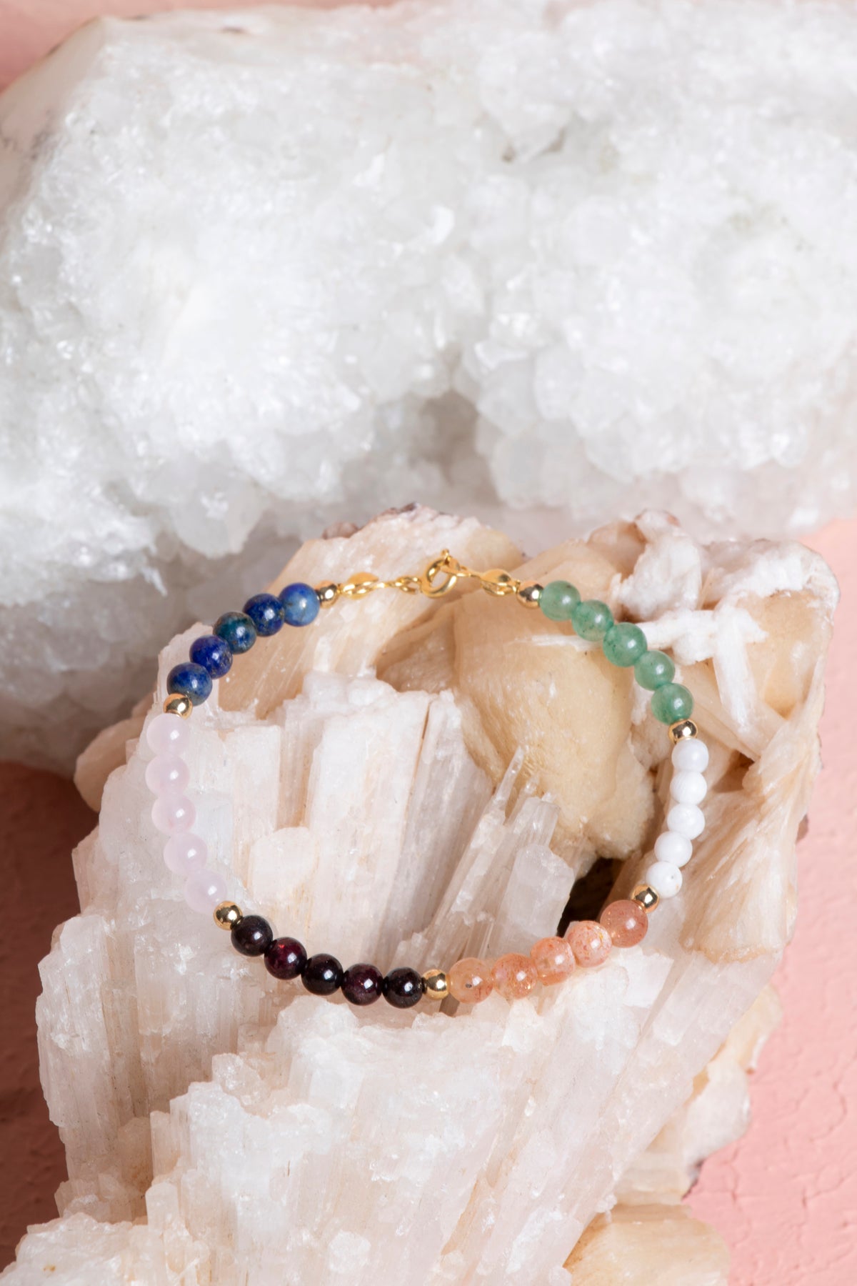 Sertifikalı İkizler Burcu Doğal Taş Bileklik