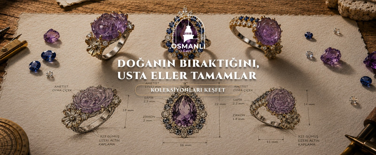 Doğanın bıraktığını usta eller tamamlar