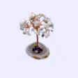Çakra Doğal Taş Ağaç - Akik Taşı Zemin Üzerine