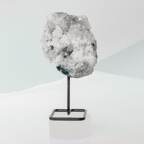 Kristal Kuvars Ayaklı Ham Kütle Taş (7-10cm Yükseklik)